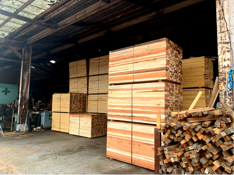 土留矢板 完成品