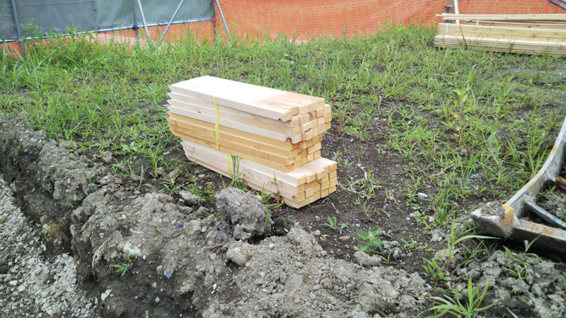 埼玉県加須市 測量杭納品