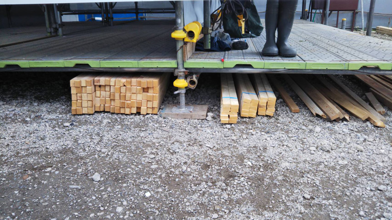 埼玉県久喜市 桟木納品