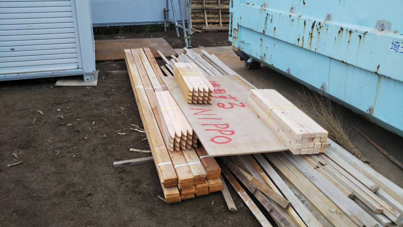 埼玉県久喜市 杭 ヌキ 配達