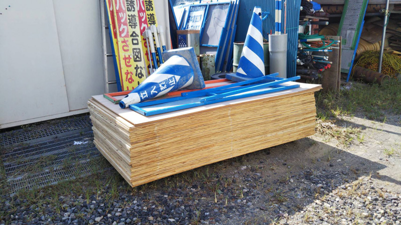 埼玉県熊谷市 薄ベニヤ 養生用ベニヤ 配達