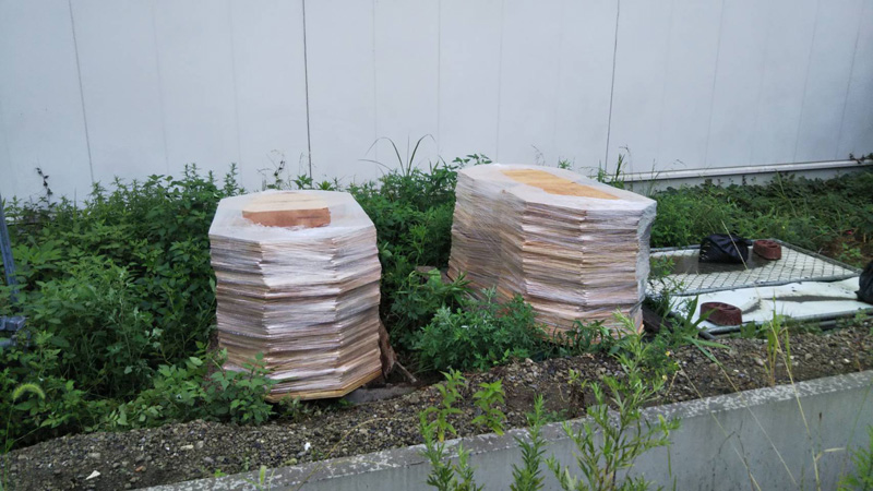 埼玉県戸田市 杭蓋 中心穴開き 配達