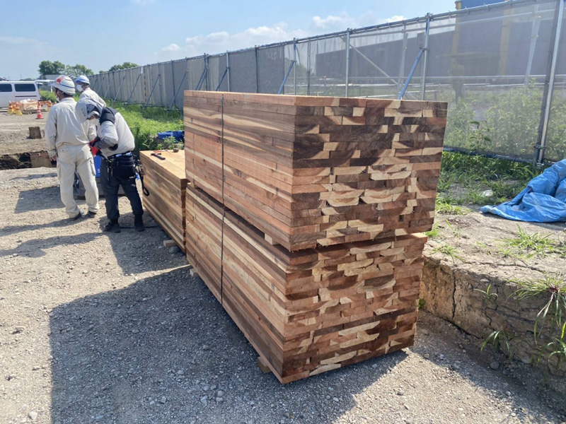 埼玉県加須市 土留矢板配達