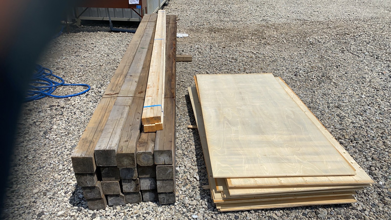 埼玉県鶴ヶ島市 養生用ベニヤ サンギ 配達