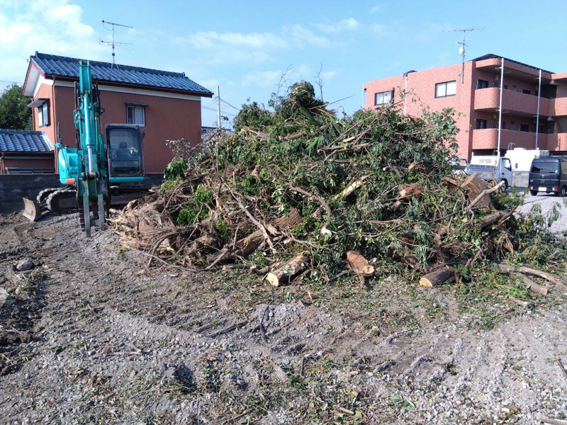 埼玉県熊谷市 伐採樹木搬出工事