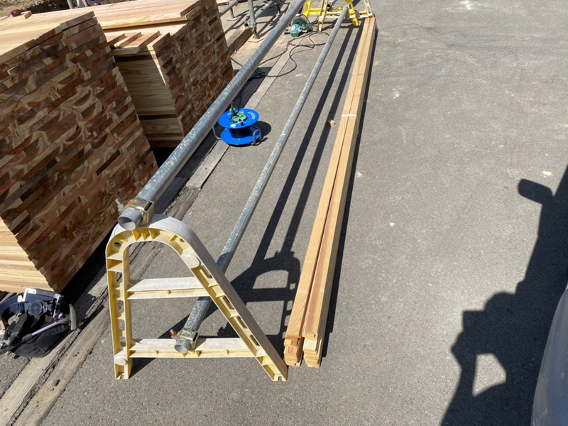 埼玉県鶴ヶ島市 胴縁 ハンヌキ 配達