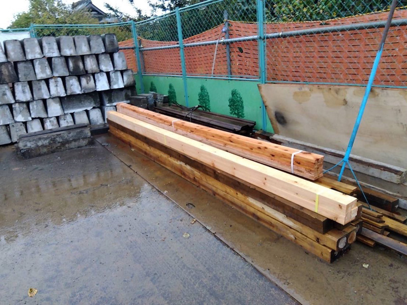 埼玉県久喜市栗橋 ヌキ 桟木 配達