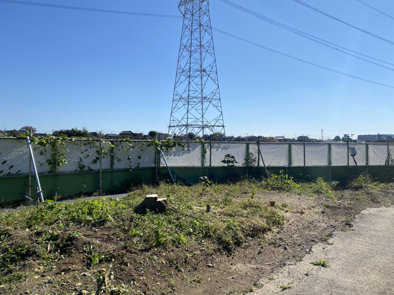 埼玉県坂戸市 伐採工事 完了