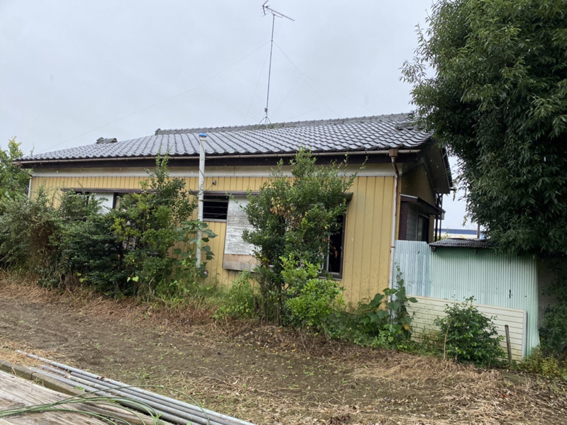 伊奈町工場用地 大規模伐採工事 着工前