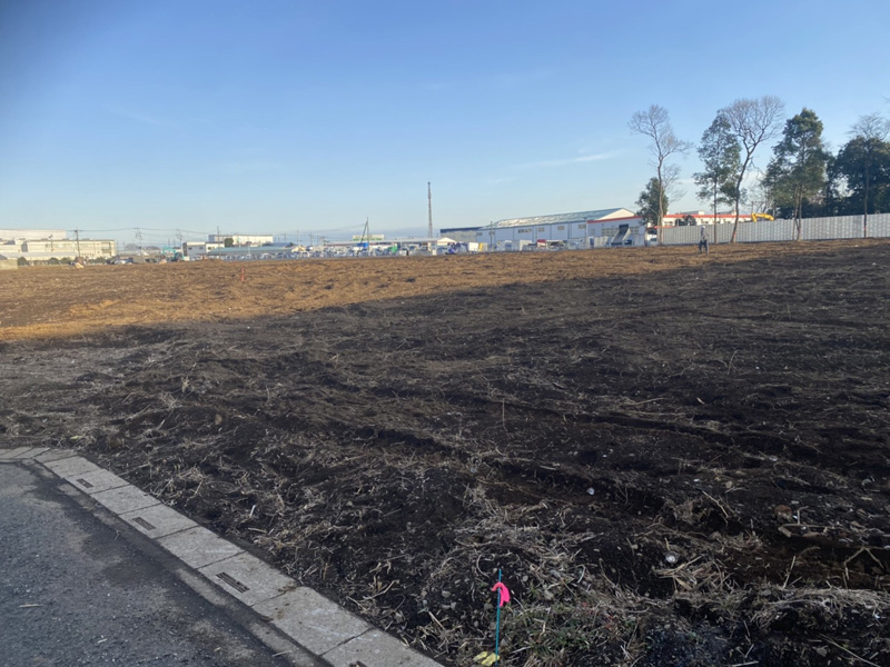 伊奈町工場用地 大規模伐採工事 完了