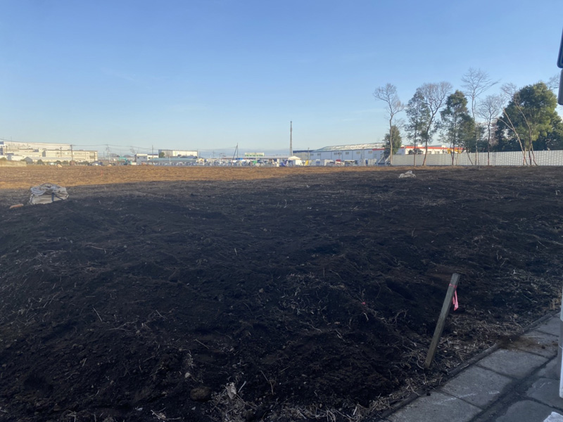 伊奈町工場用地 大規模伐採工事 完了