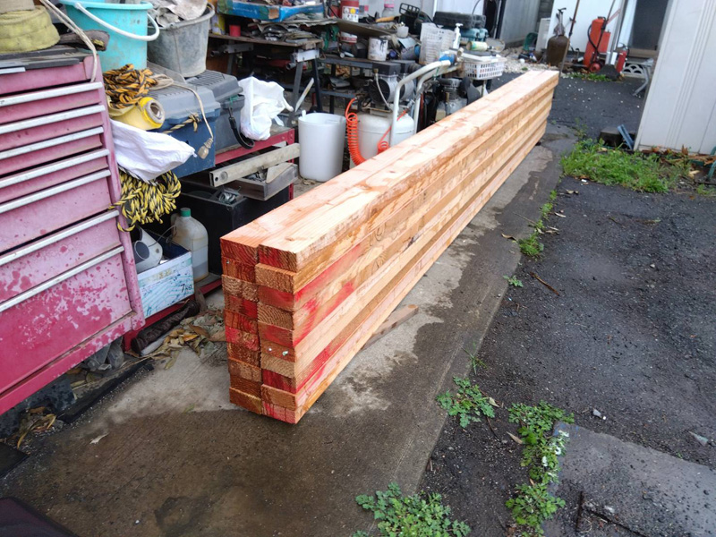 埼玉県坂戸市 舗装定規 配達納品