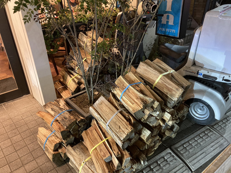 埼玉県東松山市 ケヤキ薪 納品