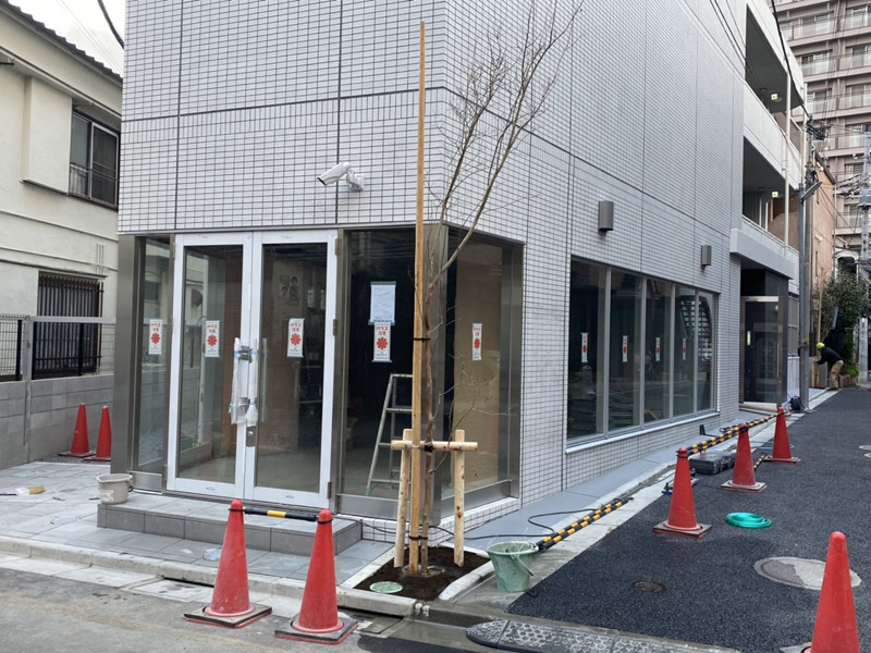 東京都新宿区 植栽工事 完了