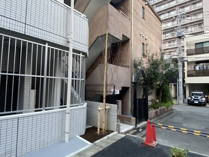 東京都新宿区 植栽工事 完了