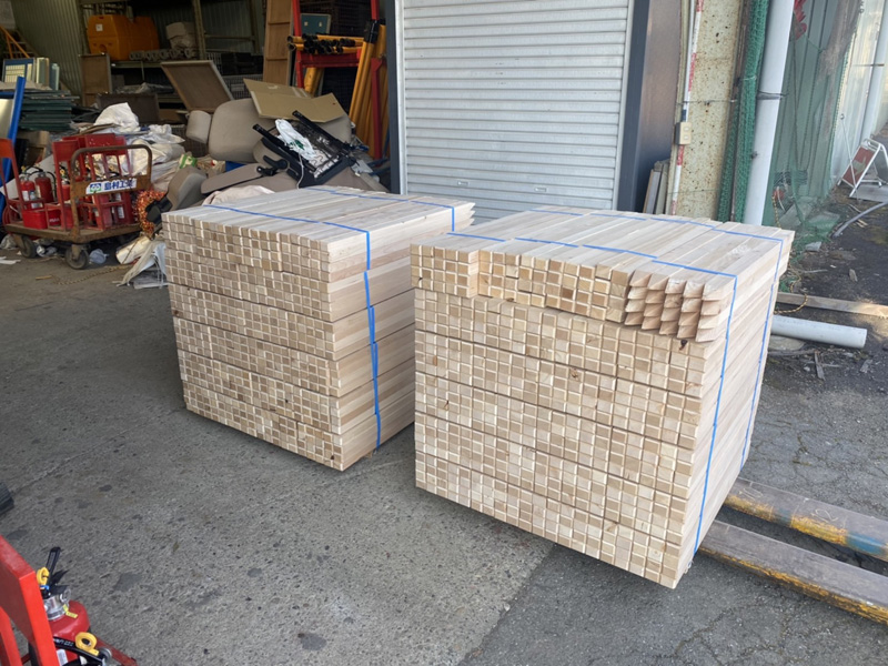 埼玉県比企郡川島町 測量杭 配達納品