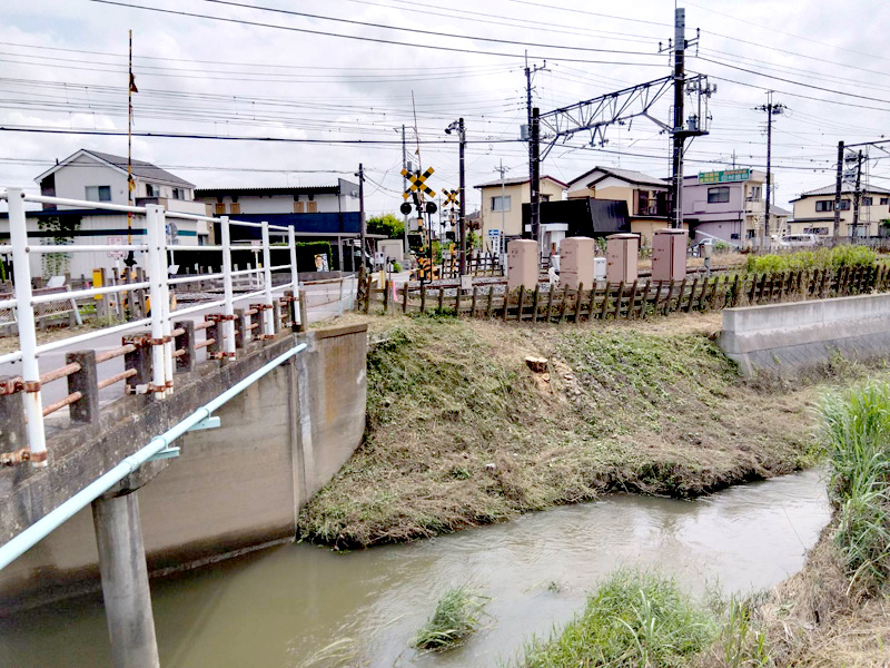 久喜市 鉄道沿い伐採工事 完了