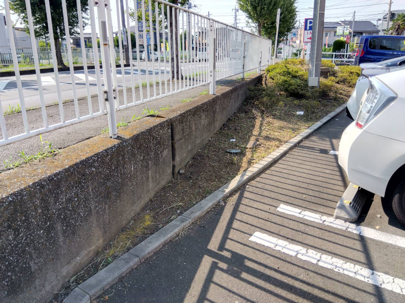 埼玉県狭山市内某スーパー 緑地整備工事 完了