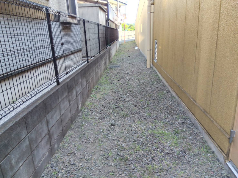 埼玉県狭山市内某スーパー 緑地整備工事 完了