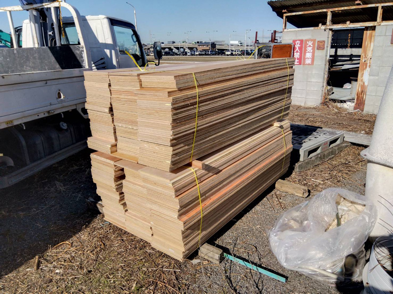 埼玉県幸手市 コンパネカット品配達