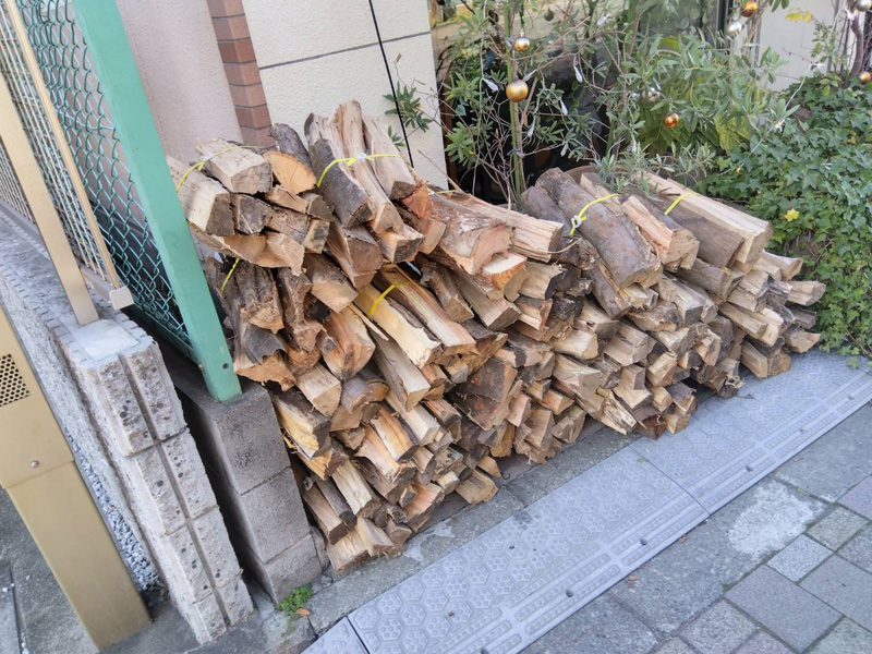 埼玉県東松山 薪配達