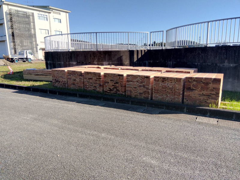 埼玉県比企郡 矢板納品