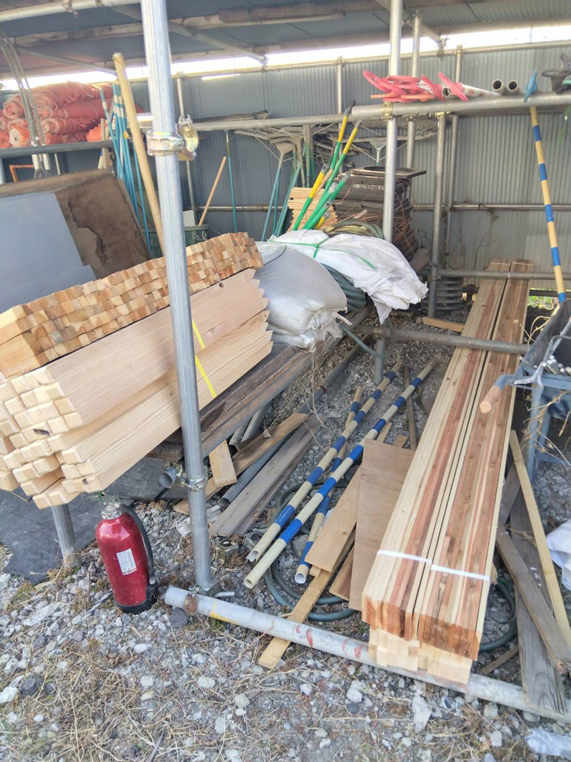 埼玉県熊谷市 桟木、ヌキ、測量杭 納品