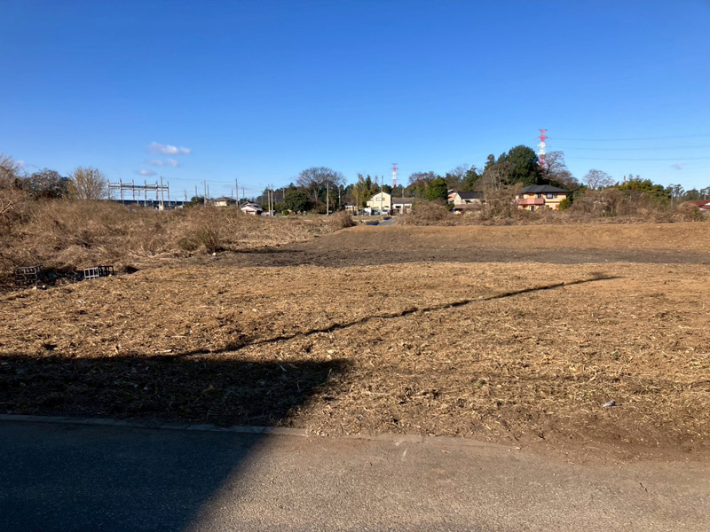 埼玉県北足立郡伊奈町 伐採伐根工事 完了