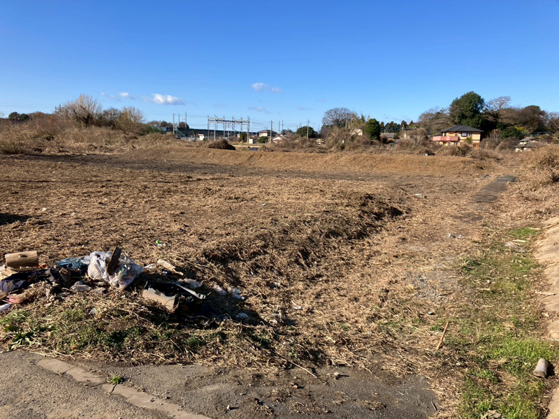 埼玉県北足立郡伊奈町 伐採伐根工事 完了