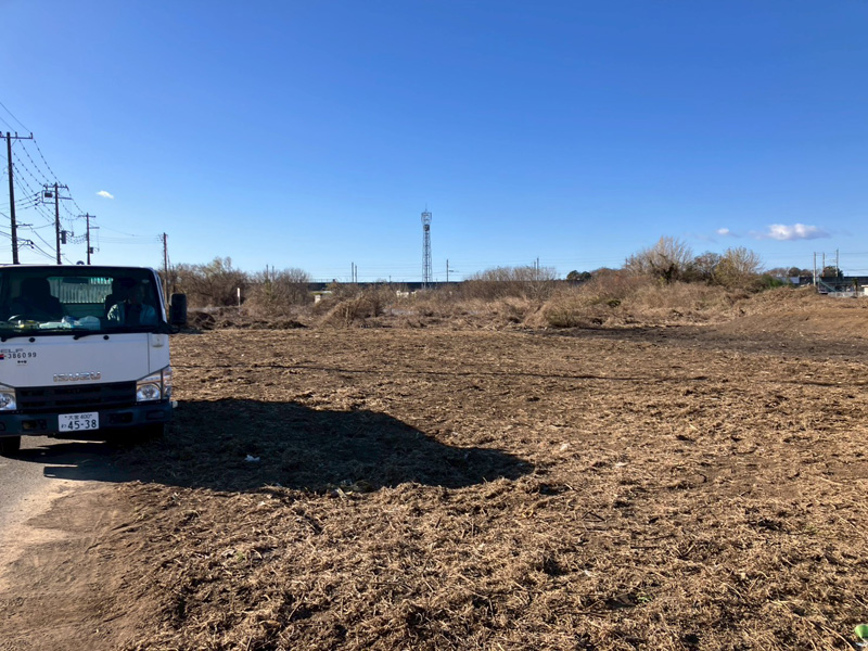 埼玉県北足立郡伊奈町 伐採伐根工事 完了