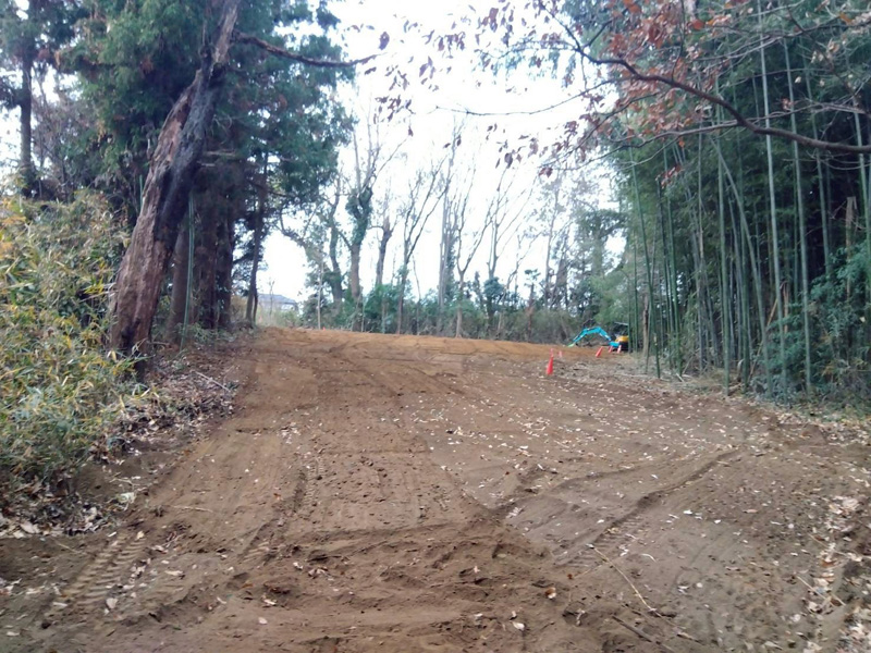 埼玉県大里郡寄居町 伐採伐根工事 完了