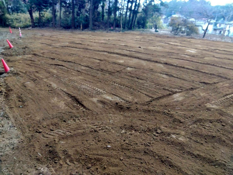 埼玉県大里郡寄居町 伐採伐根工事 完了
