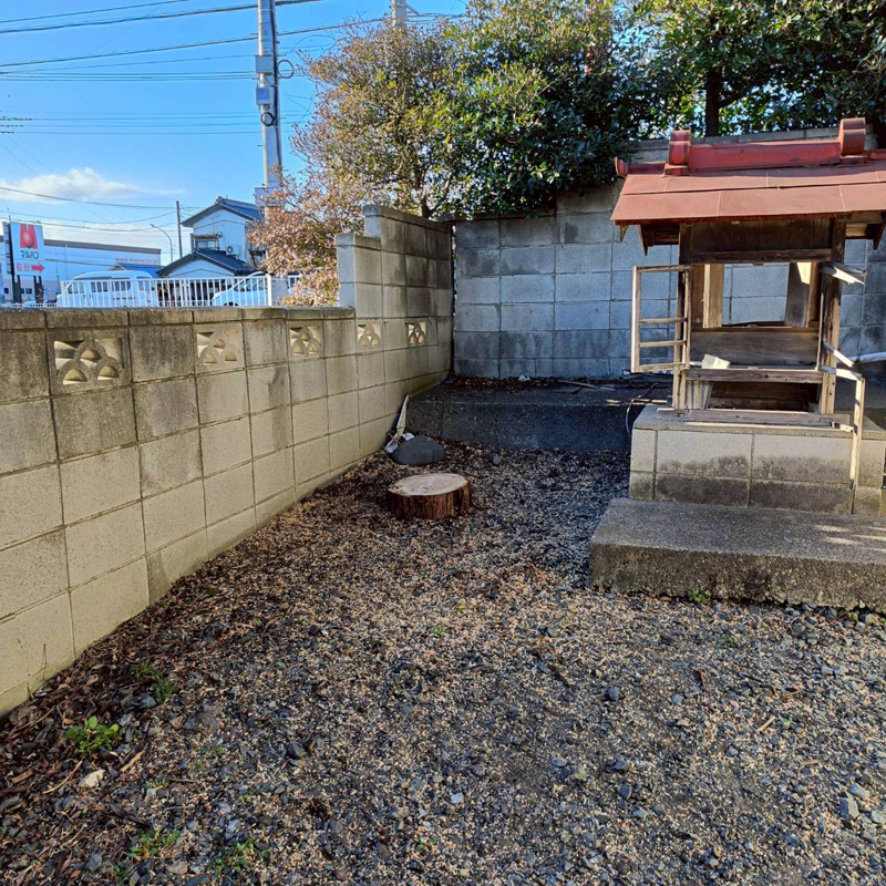 高木の伐採工事 完了