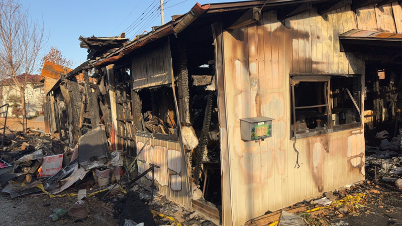 埼玉県比企郡滑川町 火事後 個人宅解体工事 着工前