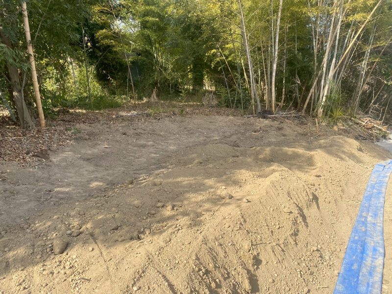 埼玉県比企郡吉見町 伐採除根工事 完了